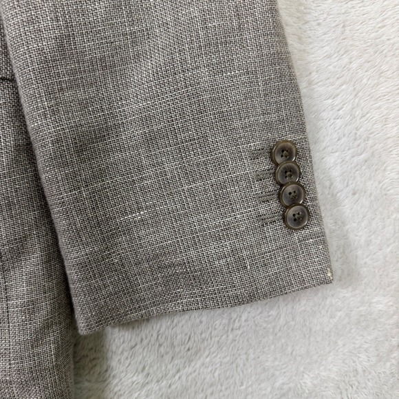 Joseph Abboud Heritage Blazer Mens 44R Wool Linen GUABELLO Sport Coat Jacket EUC - Picture 3 of 12